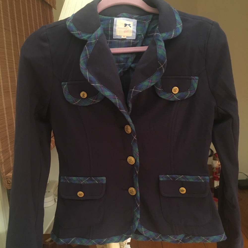 💕Tommy Girl Gold- Buttoned Navy Blazer💕